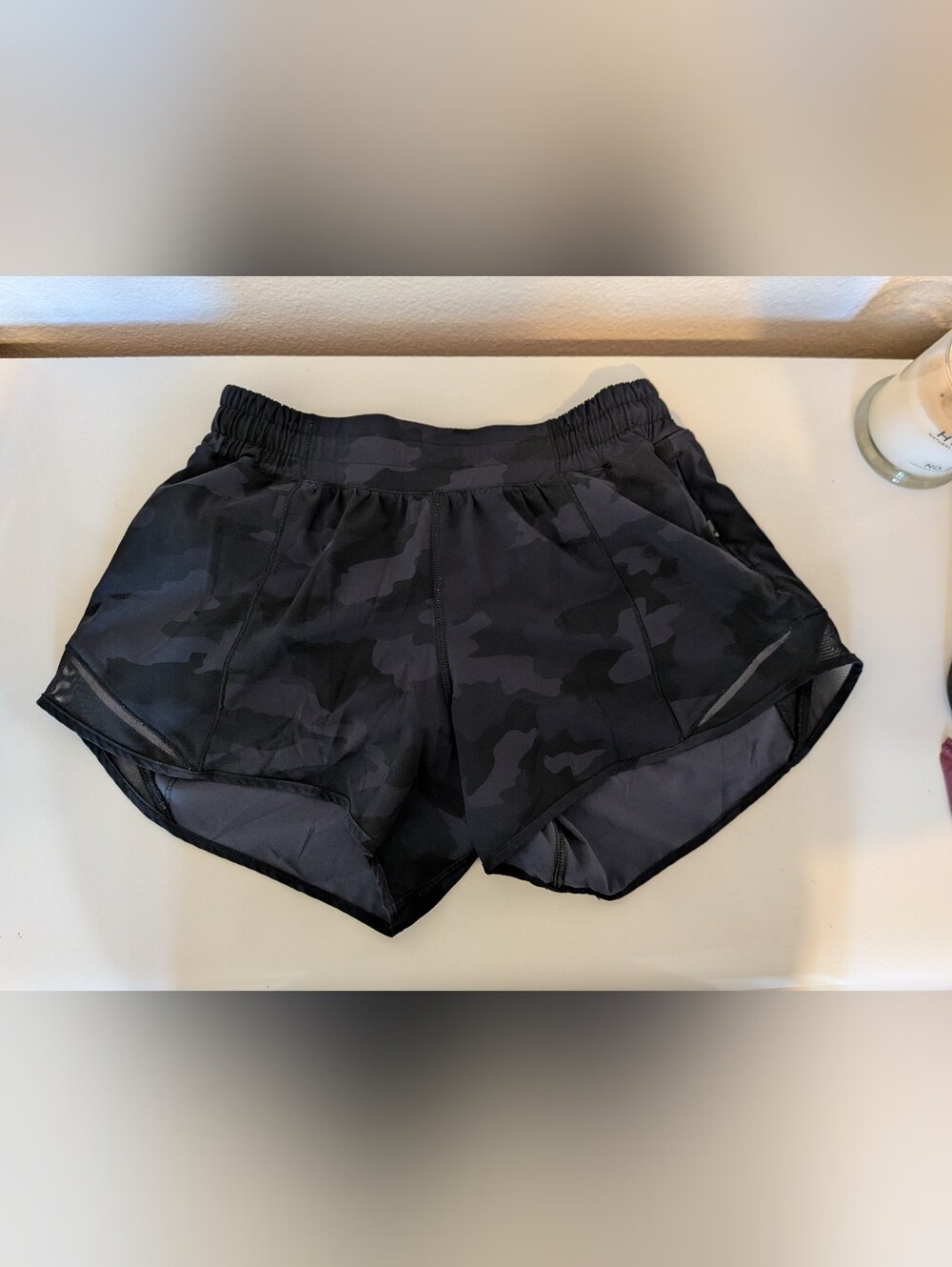 Lululemon Speed Up Shorts Black Camp 6